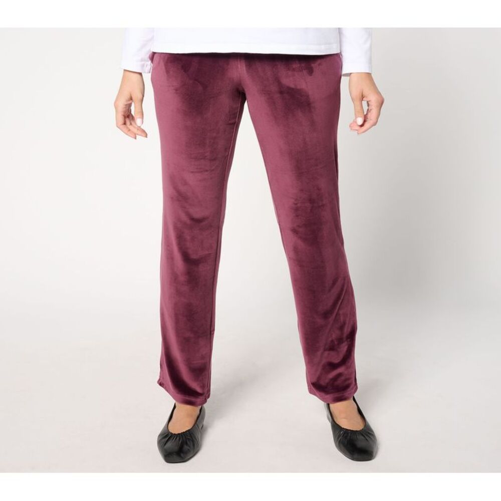 SUNNYLiFE Women's Petite Pants PS Belleour Straight-Leg Pull-On Purple